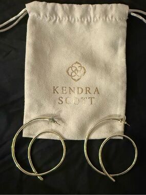 Kendra Scott Gold Double Hoop Earrings